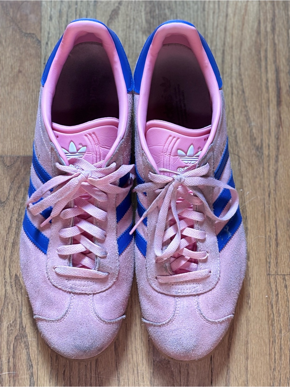 Adidas Pink Blue Men’s 13 Retro Weekend Statement Sneakers
